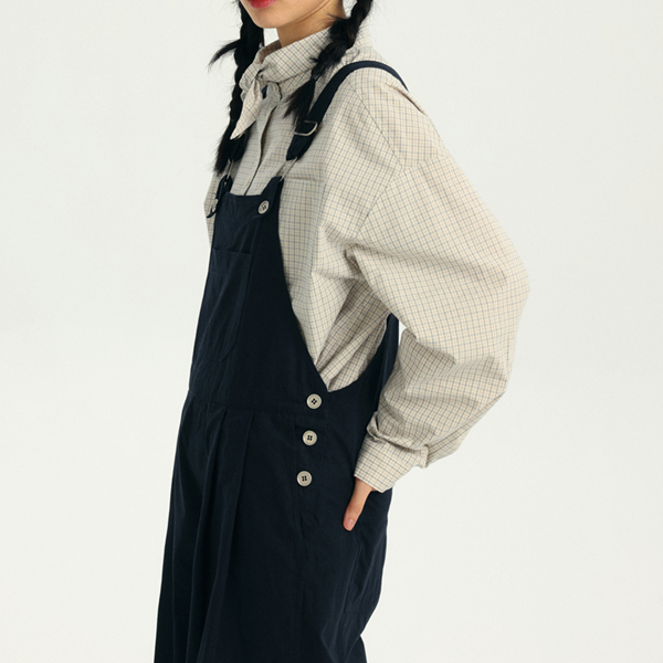 【2color】ラージカラーオーバーサイズコットンシャツ　《Z00726》