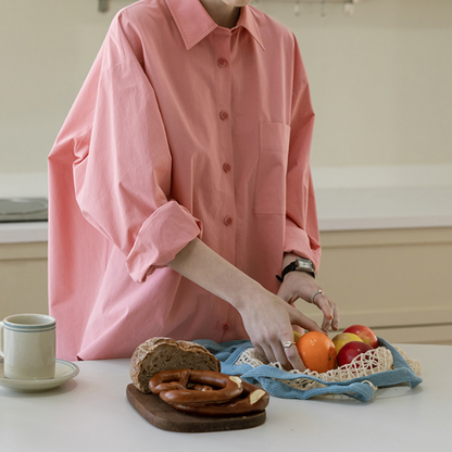 【２color】バックカットアウトブラウス w-149