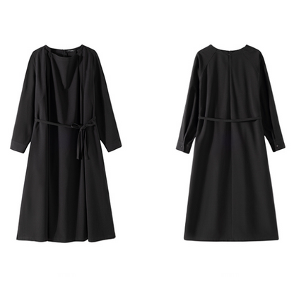 ブラックルーズロングワンピース Z00113