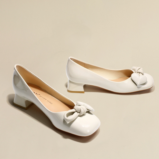 【2color】ハートノットパンプス X-041