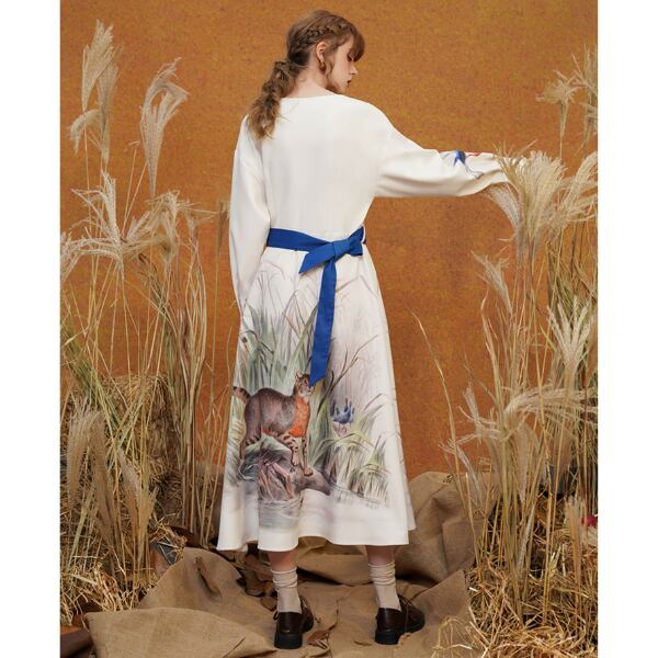 タイガープリントワンピース C0072