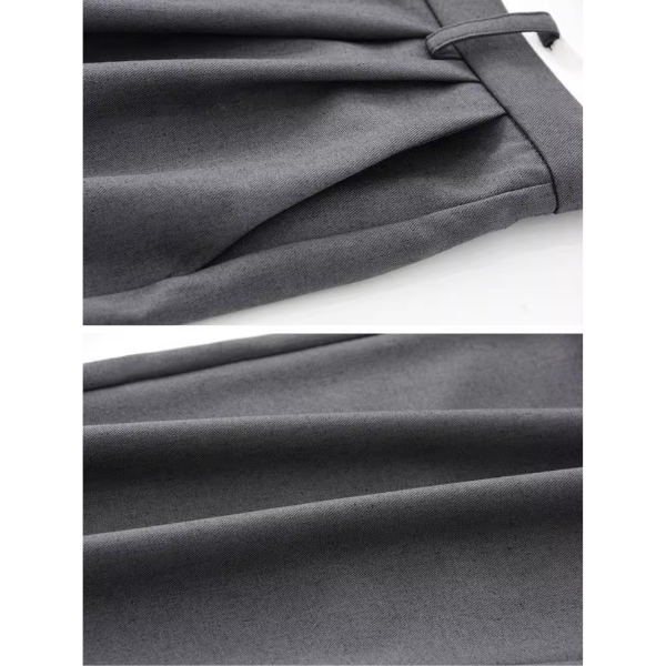 【2color】タック入りシンプルスラックス X-379