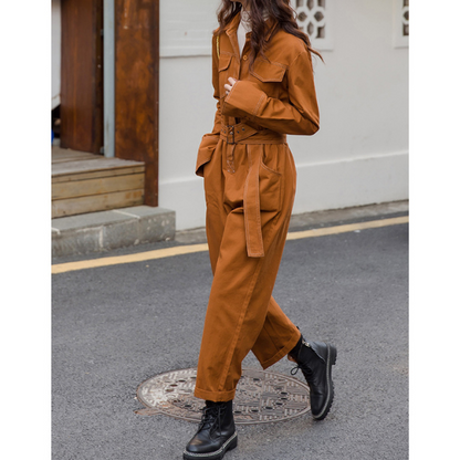 カジュアルオールインワン w-040