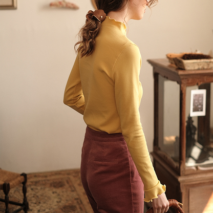 ハーフハイネックボトミングトップ　Z00496