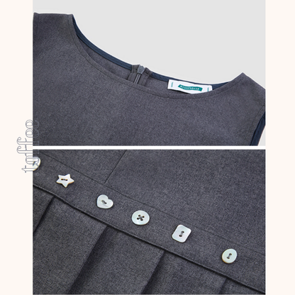 ノースリーブショートプリーツワンピース《Z00875》