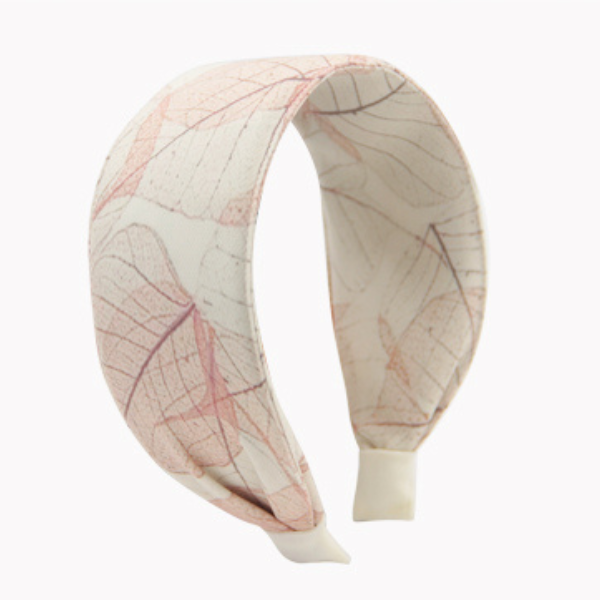 リーフプリントワイドカチューシャ X-101