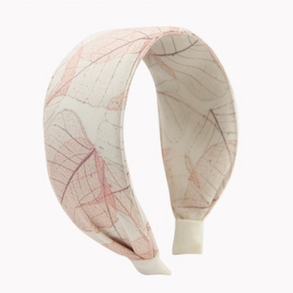 リーフプリントワイドカチューシャ X-101