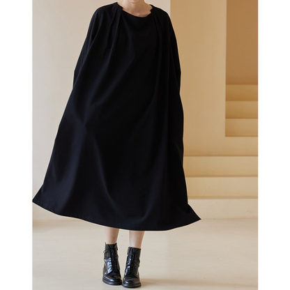 ブラックルーズロングワンピース Z00113