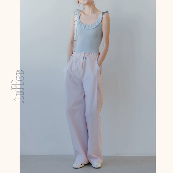 ミルクローズのカジュアルワイドパンツ《Z01076》