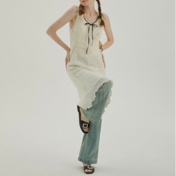 フェイクスカート＆デニムパンツの2点セット Z00312