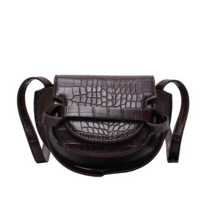 【４color】クロコ調エンボスプロセッシングショルダーバッグ　AU-171