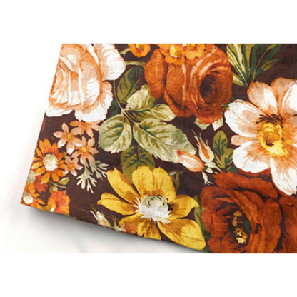 油絵風フローラルAラインスカート Z00008