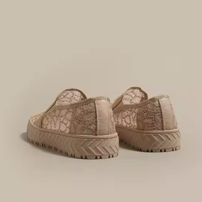 【2color】トータルエンブロイダリーメッシュシューズ W-199