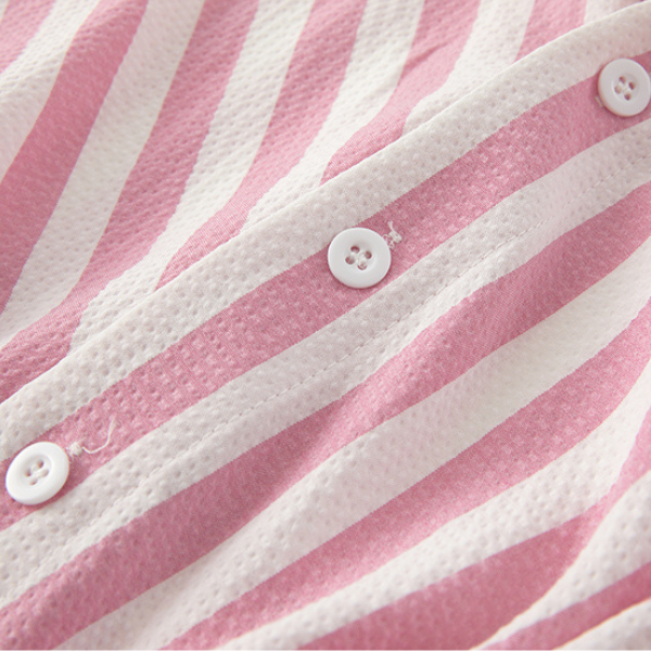 フロントストラップストライプシャツ X-255