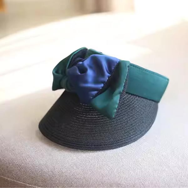 【3color】ビッグリボンサンバイザー X-151