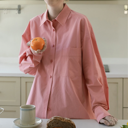 【２color】バックカットアウトブラウス w-149