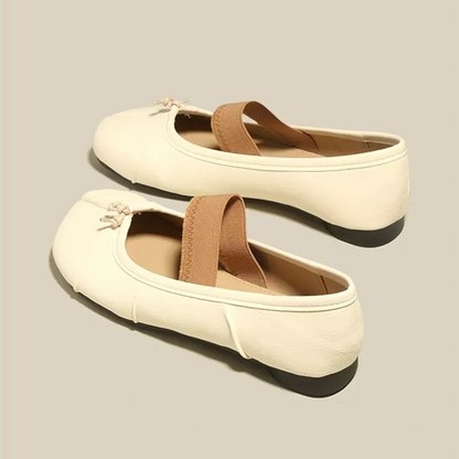 【2color】足袋デザインフラットパンプス　Z00370