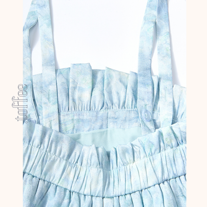 ヴィンテージプリントイレギュラーラップスカート《Z00842》