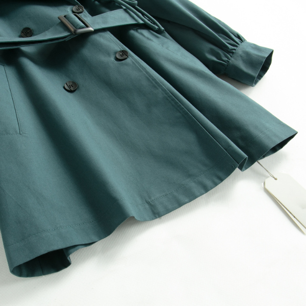 フラワーチャーム付きウインドブレーカージャケット X-541