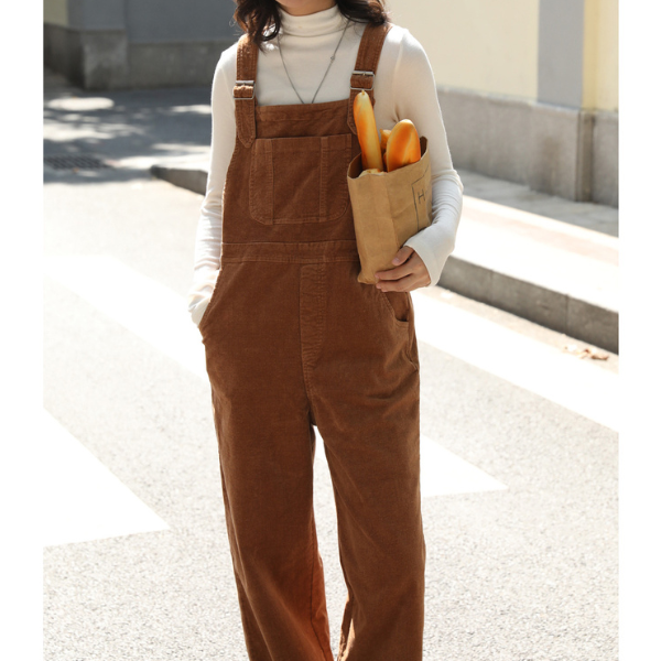 コーデュロイオーバーオール w-036