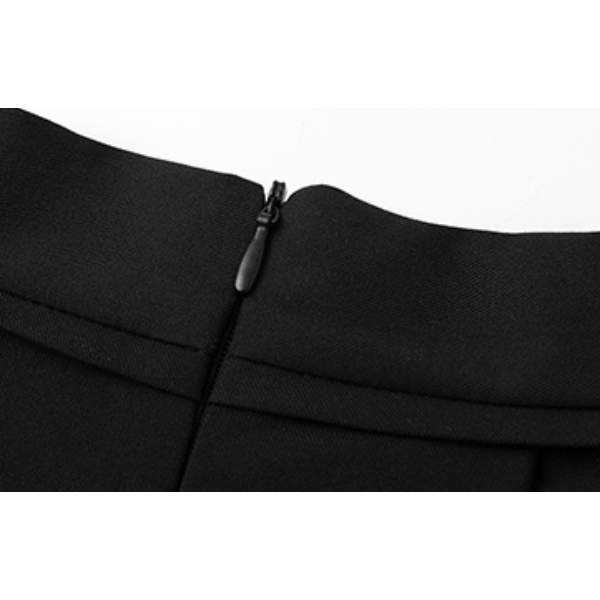 ハイウエストドレープAラインプリーツスカート Z00030