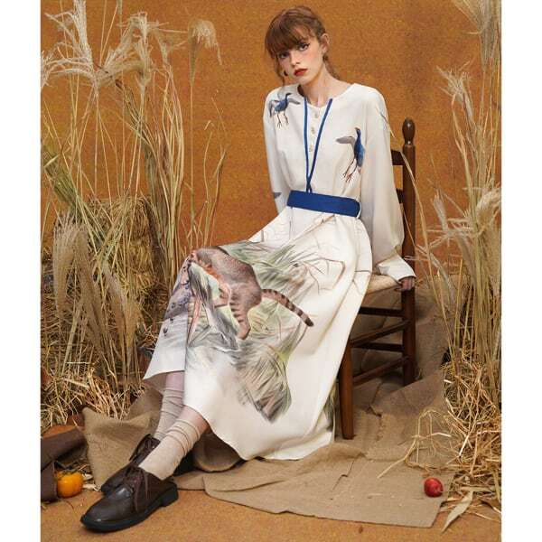 タイガープリントワンピース C0072