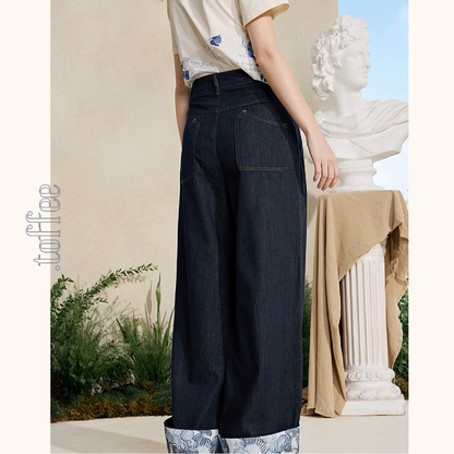 星降る夜の宴のストレートジーンズ《Z01058》