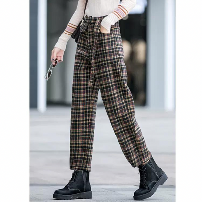 【２color】マルチチェックパンツ AU-456