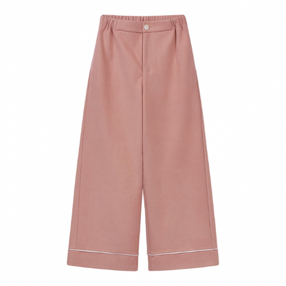 【2color】フレンチハイウエストワイドレッグパンツ Z00044