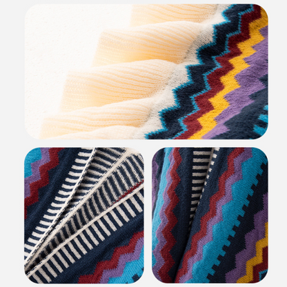 【３color】タッセル付き エスニックスタイルケープマント Z00046