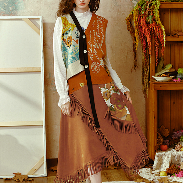 ハーフハイネックレースディテールトップ　《Z00672》