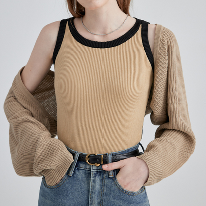 タンクトップ+ショールアンサンブル X-219