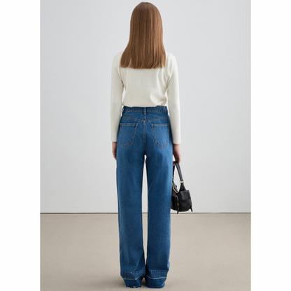 ワイドストレートデニム X-413