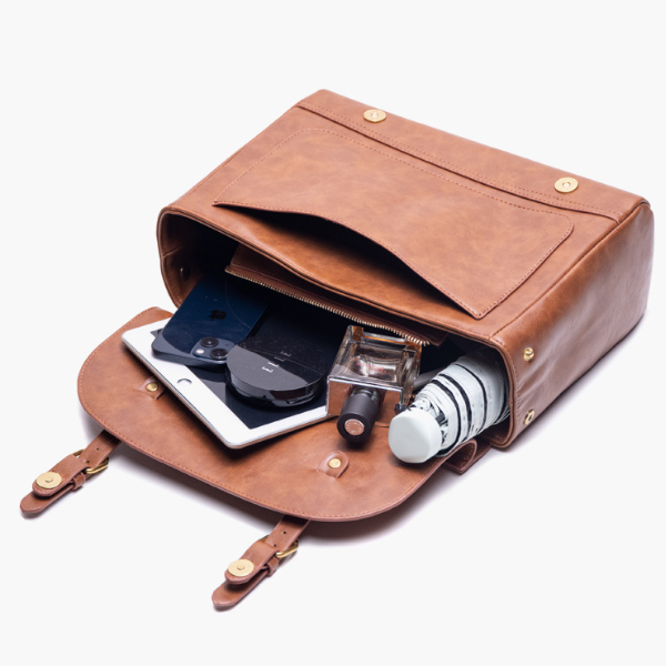 【３color】レトロメッセンジャーバックパック w-122