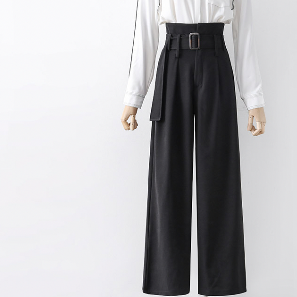 【２color】ドレープワイドパンツ AU-377