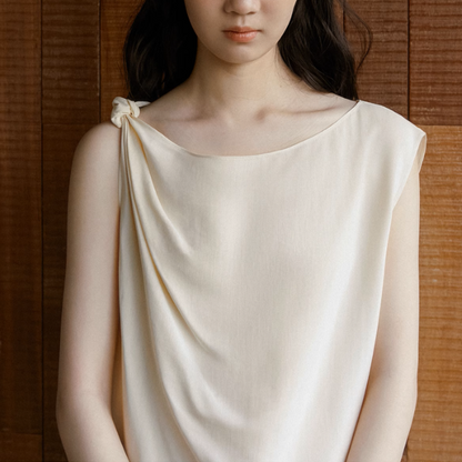 サイド結びノースリーブトップス《Z00886》