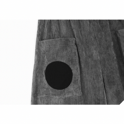 【3color】ドットコーデュロイハーレムパンツ X-352