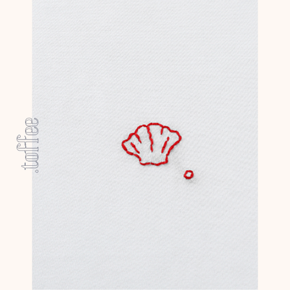 ブルーストライプタイ付きドロップショルダートップ　Z00462