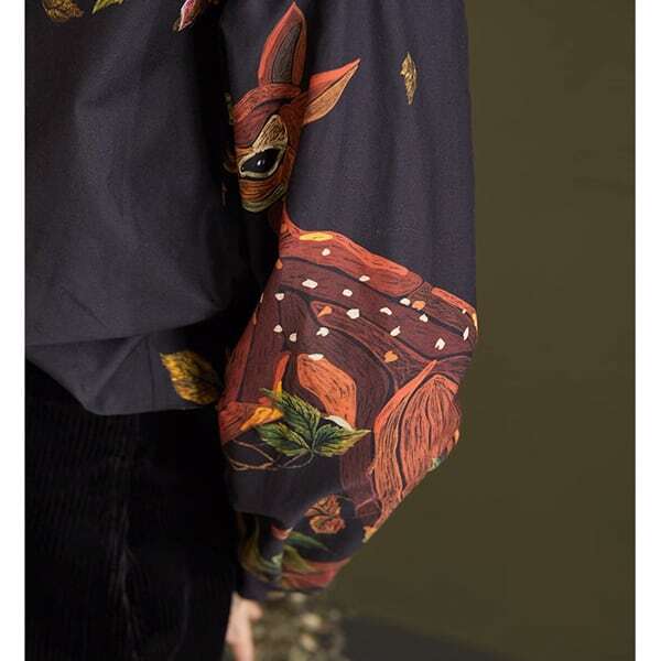 ナイトフォレストシャツブラウス C0074