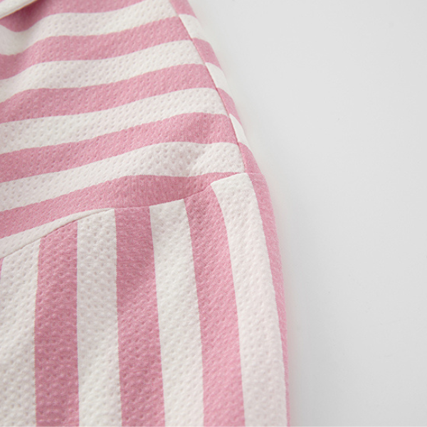 フロントストラップストライプシャツ X-255