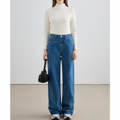 ワイドストレートデニム X-413