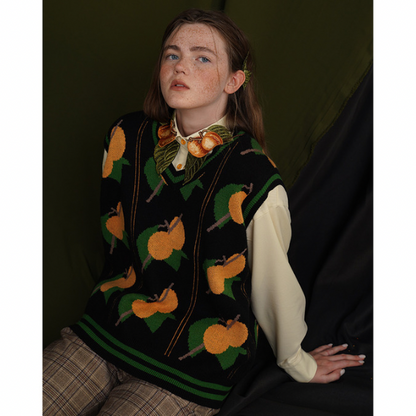 桃が成ったブリテッシュデザインシャツ sp0068