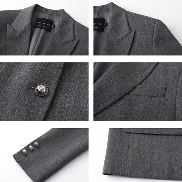 ショートスーツジャケット＆ミドル丈プリーツスカートのセットアップ Z00134