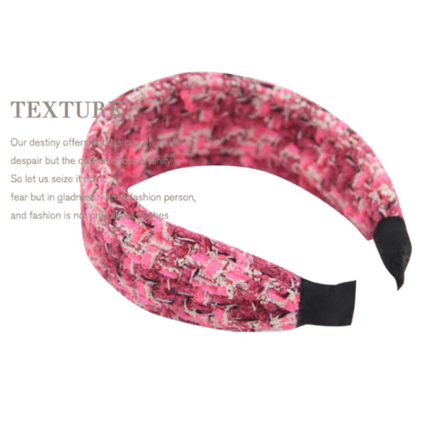 ツイードニットカチューシャ X-103