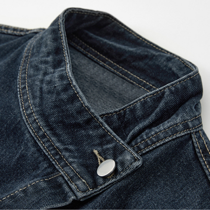 スラッシュボタンデニムジャケット X-226