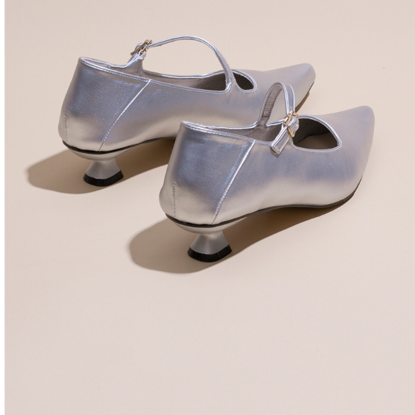 【４color】ポインテッドトゥバンドパンプス w-045