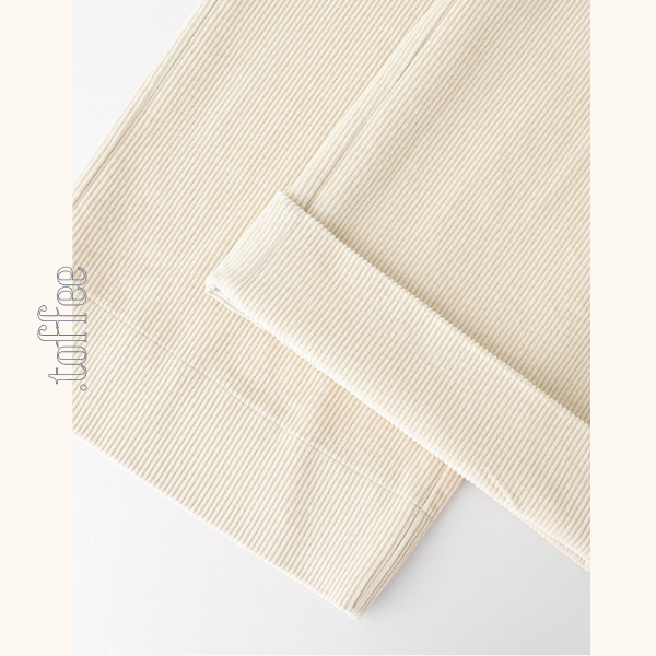 【2color】コーデュロイハイウエストワイドパンツ　《Z00734》