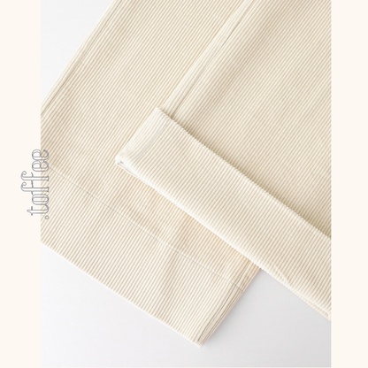 【2color】コーデュロイハイウエストワイドパンツ　《Z00734》