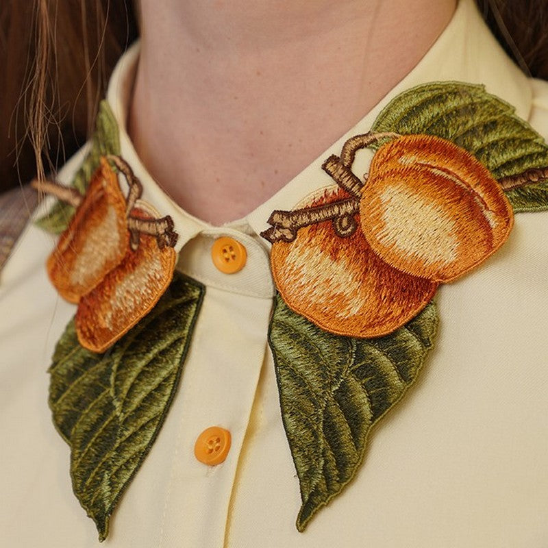 桃が成ったブリテッシュデザインシャツ sp0068