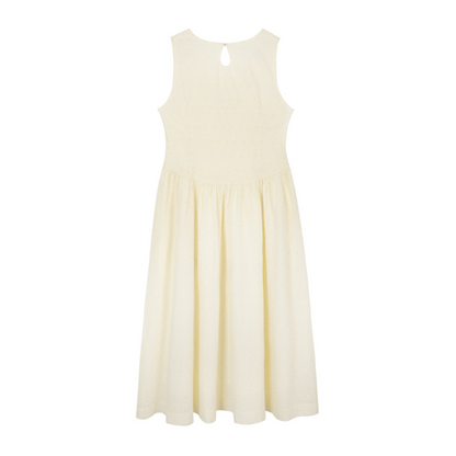 立体フラワー装飾ノースリーブワンピース《Z00828》